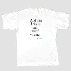 1990 Richard III ''Clothe my Naked Villiany' NT T-Shirt