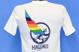 80s Hawaii Rainbow Sailboat Sailing Crazy Shirts t-shirt Small