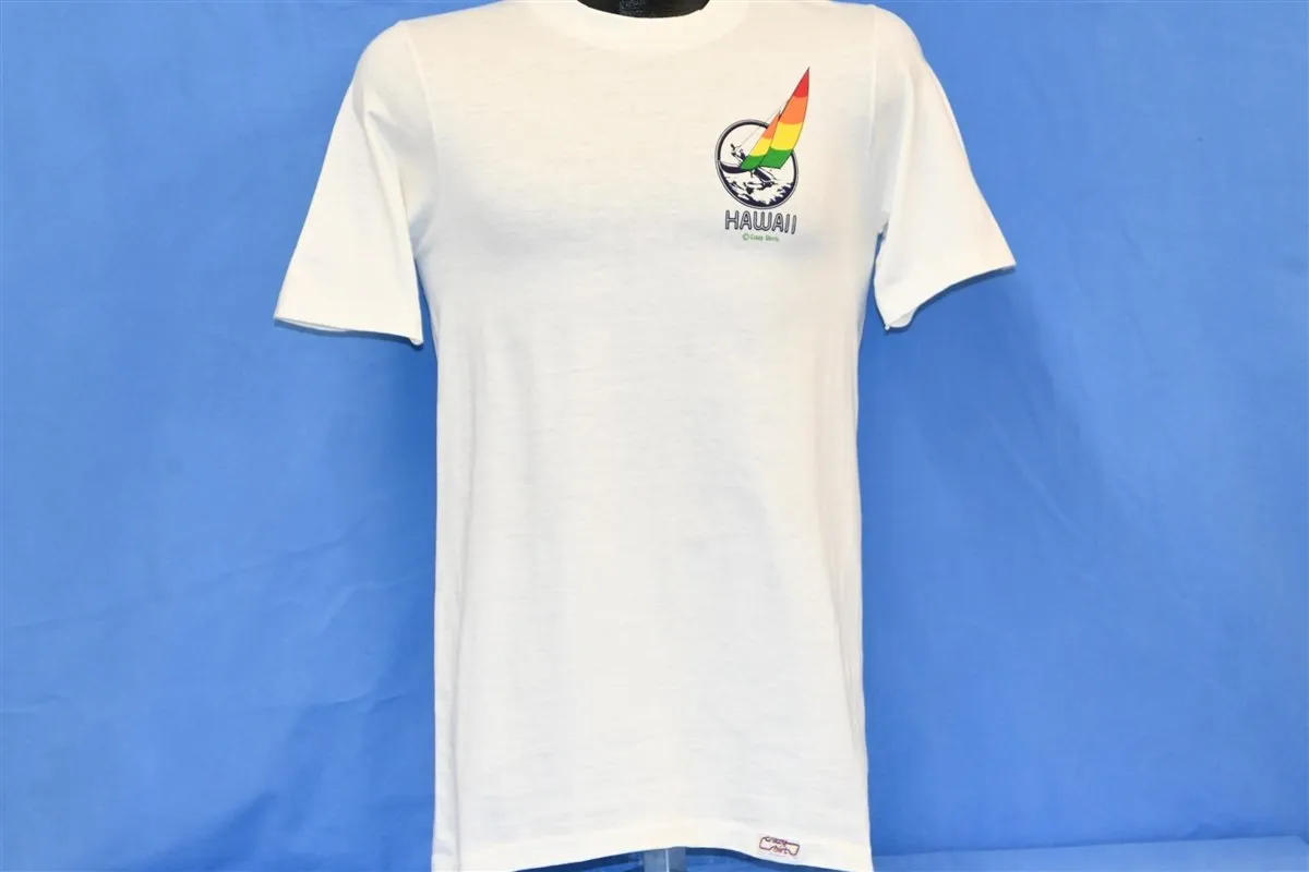 80s Hawaii Rainbow Sailboat Sailing Crazy Shirts t-shirt Small