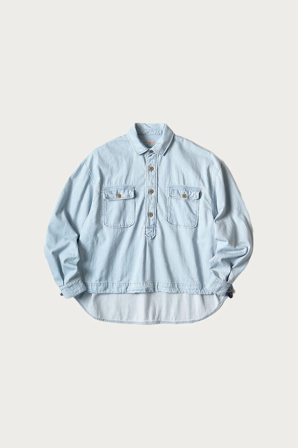 8oz Denim Shirt Anorak - Indigo