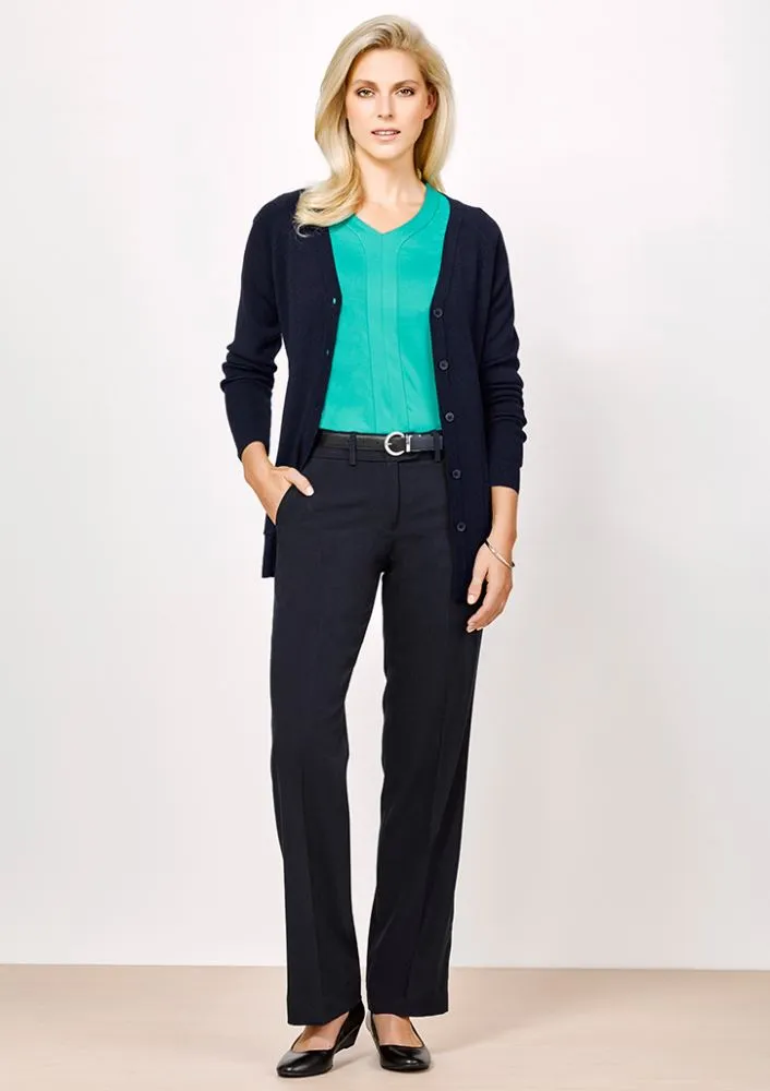 Advatex Ladies Adjustable Waist Pant - Black - 8 - Biz Collection