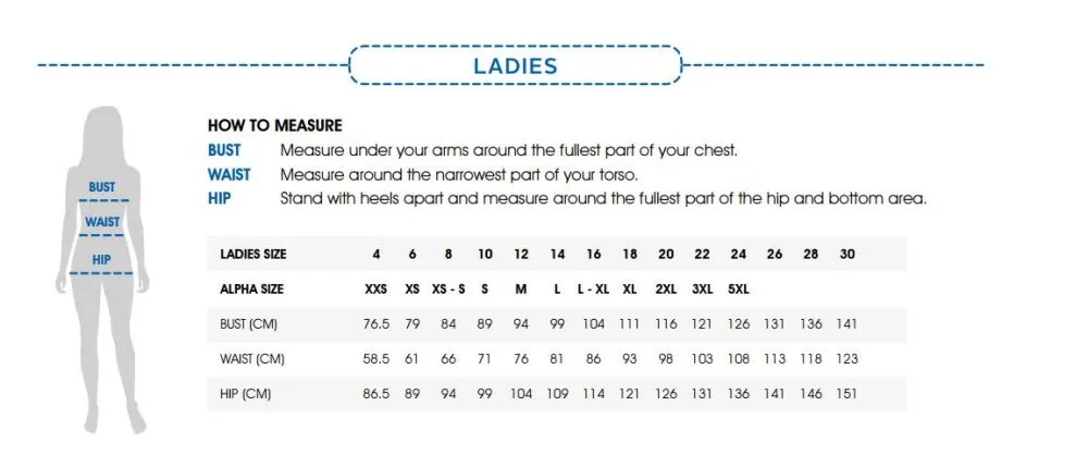 Advatex Ladies Adjustable Waist Pant - Black - 8 - Biz Collection