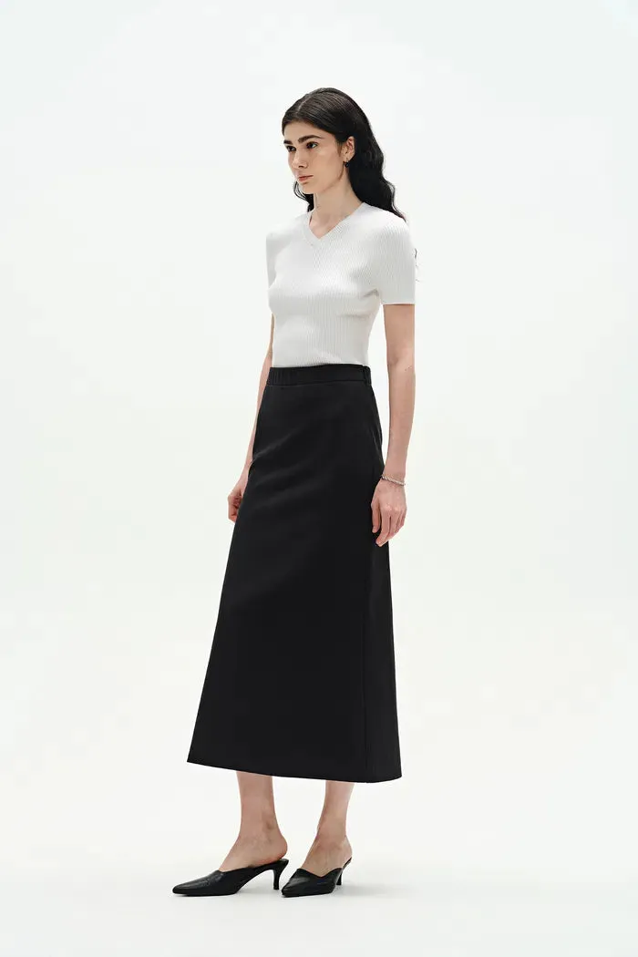 Alina Maxi Skirt in Cotton Blend