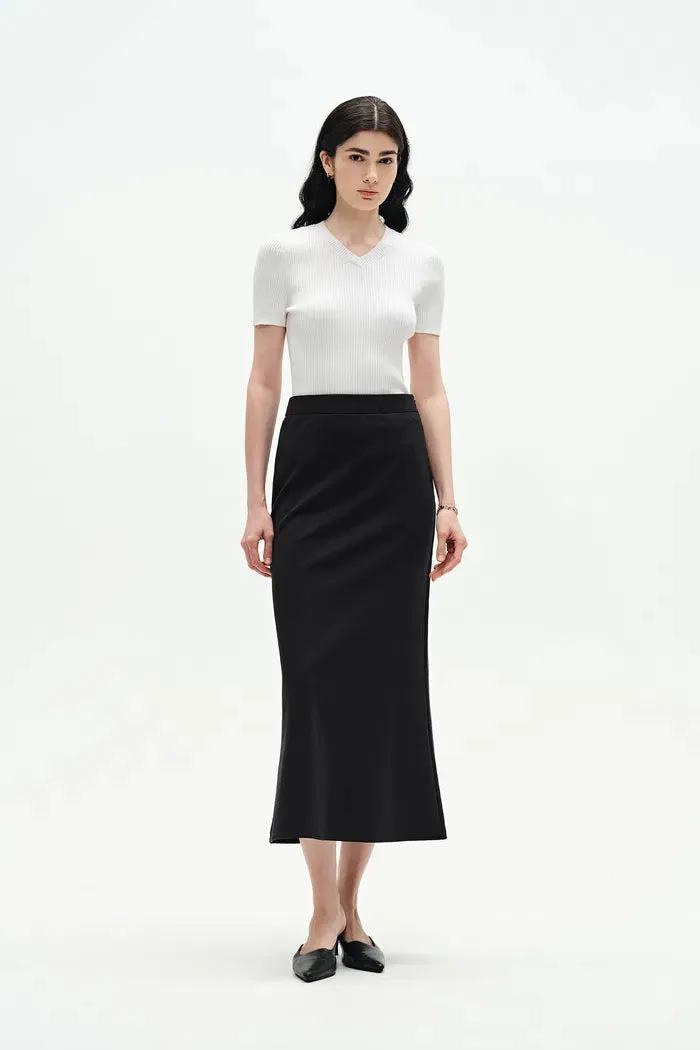 Alina Maxi Skirt in Cotton Blend