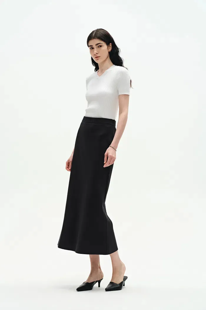 Alina Maxi Skirt in Cotton Blend