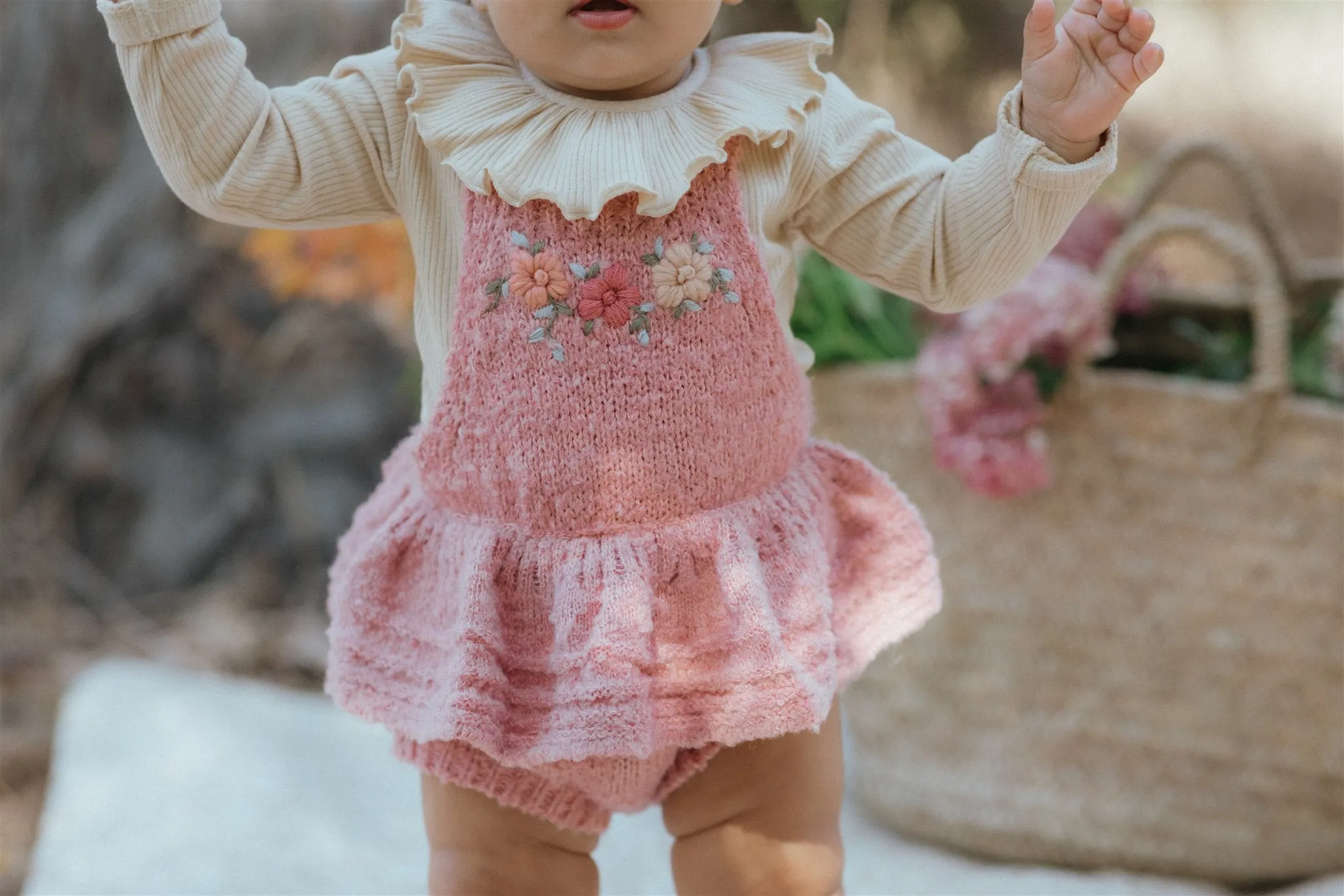 Amelia Romper - Rosewood