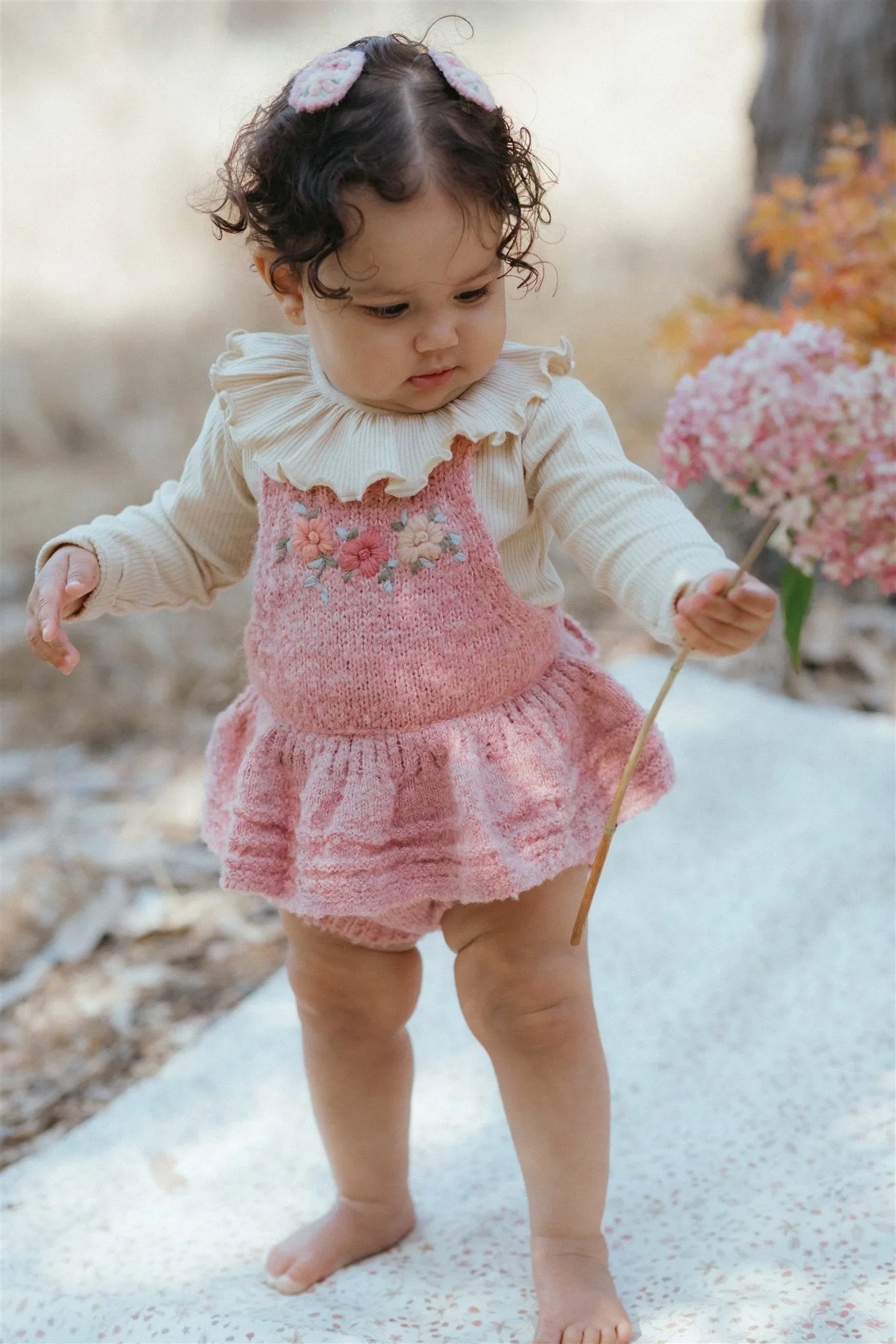 Amelia Romper - Rosewood