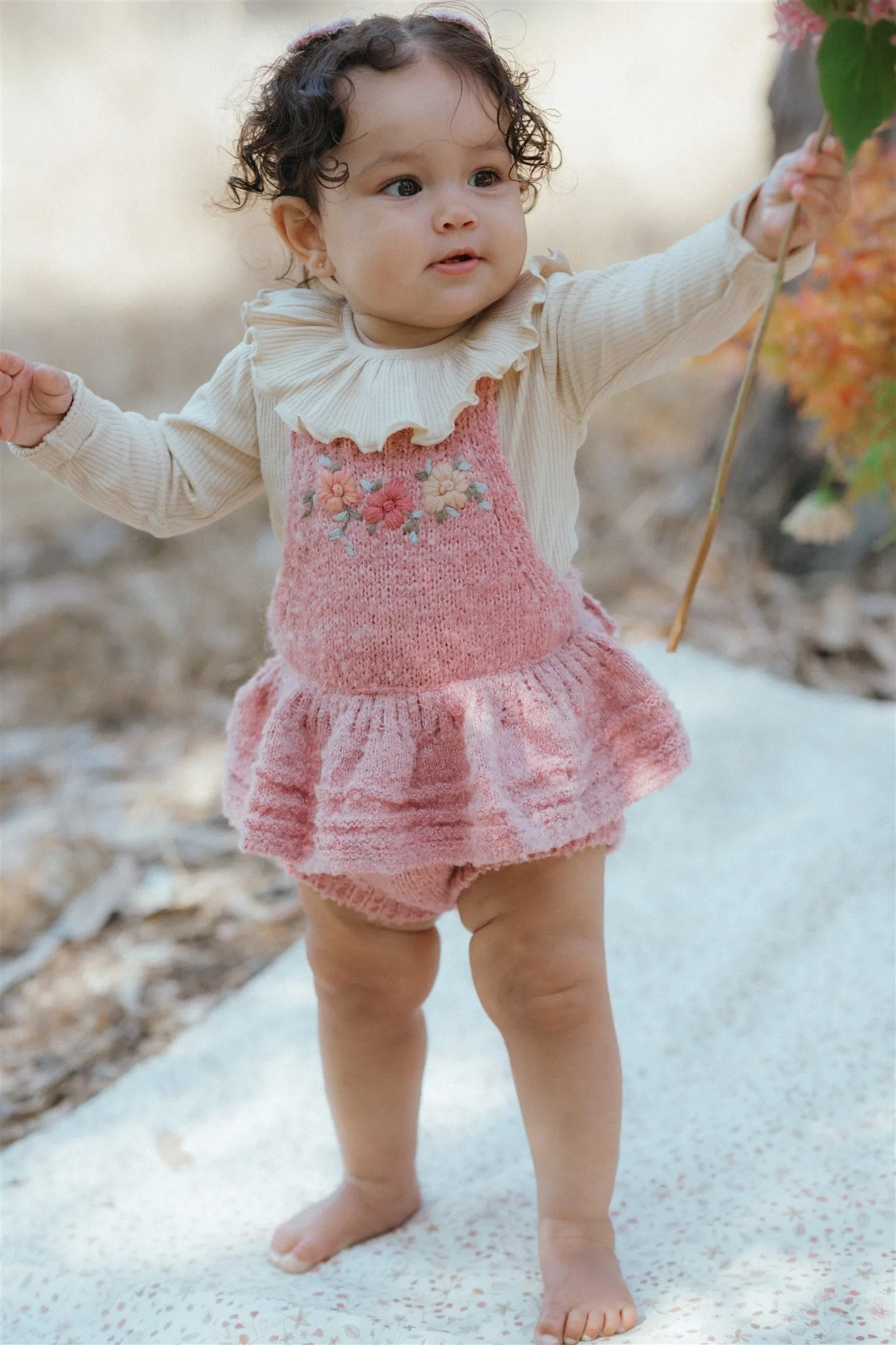 Amelia Romper - Rosewood