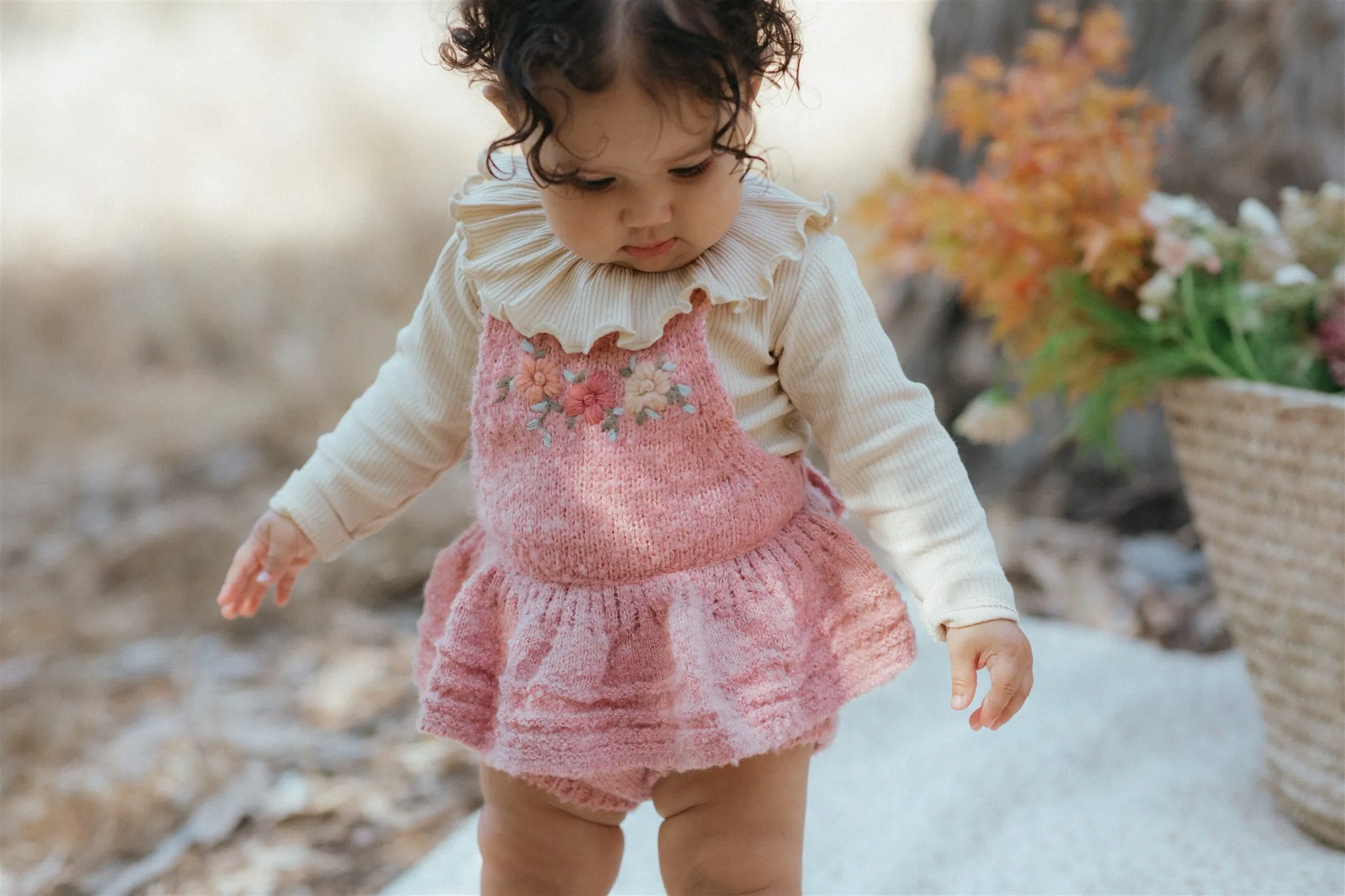 Amelia Romper - Rosewood
