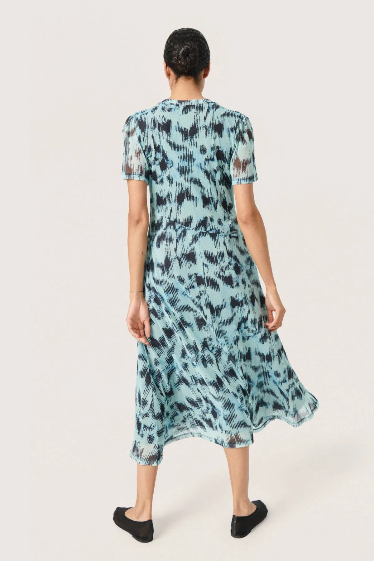 Anaika Maxi Dress - Sea Jet Diffusion Print