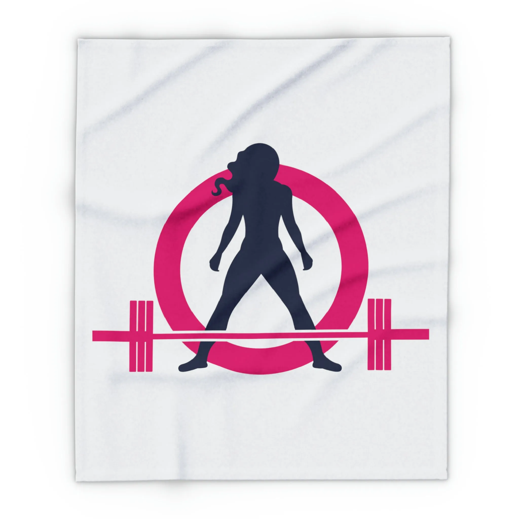 Arctic Fleece Blanket - White Color Logo
