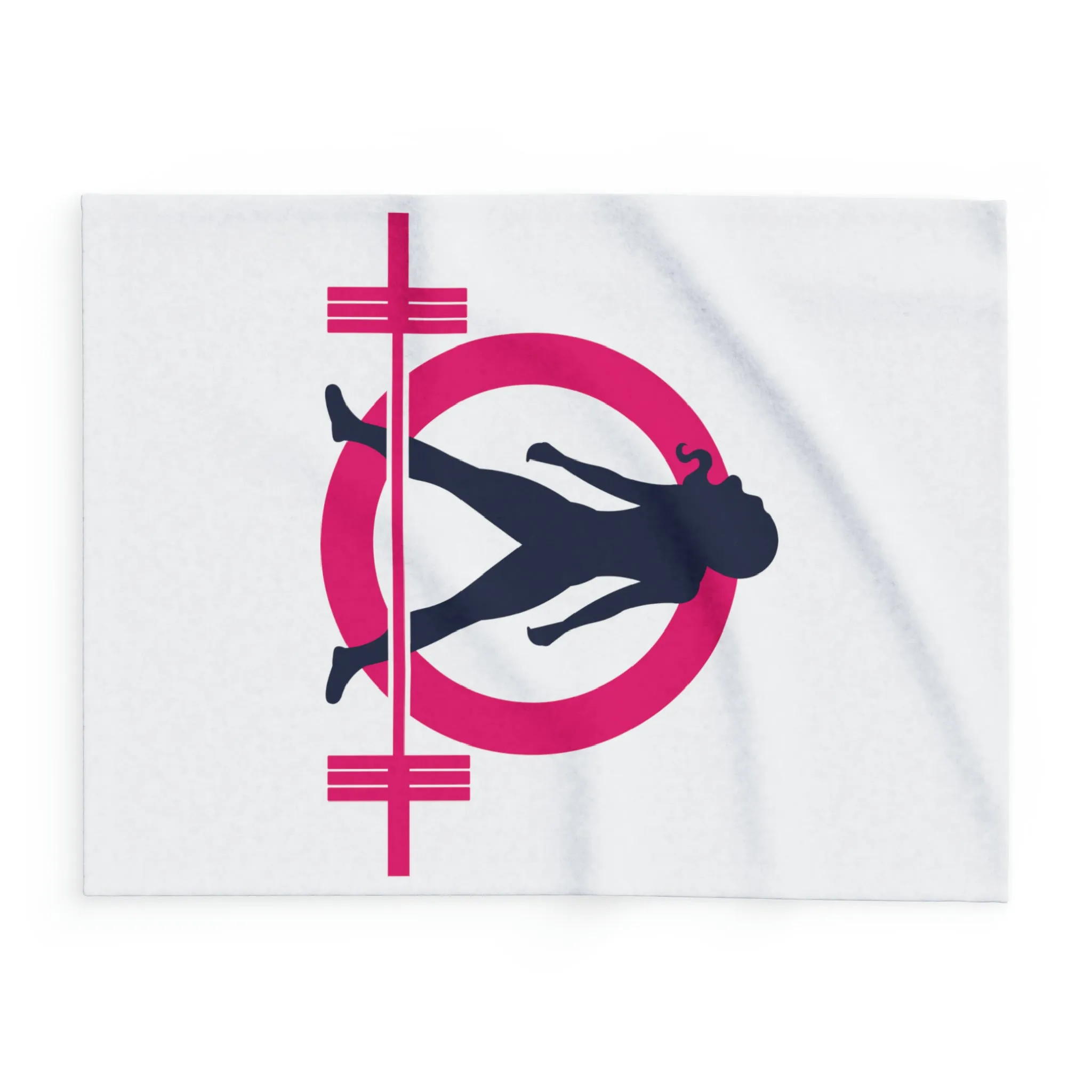 Arctic Fleece Blanket - White Color Logo
