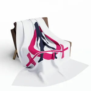 Arctic Fleece Blanket - White Color Logo