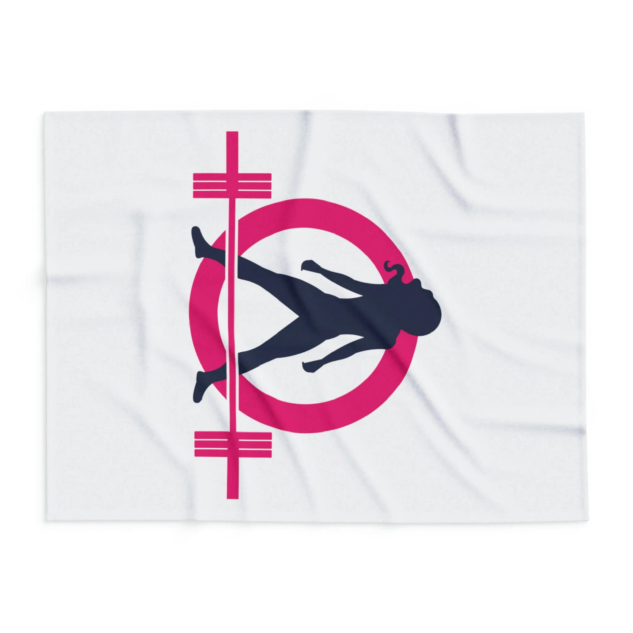 Arctic Fleece Blanket - White Color Logo