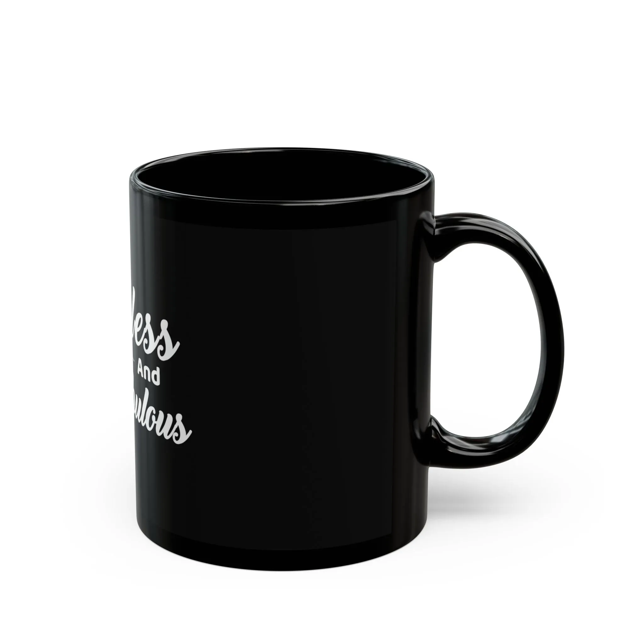 Be Fearless- Black Ceramic Mug