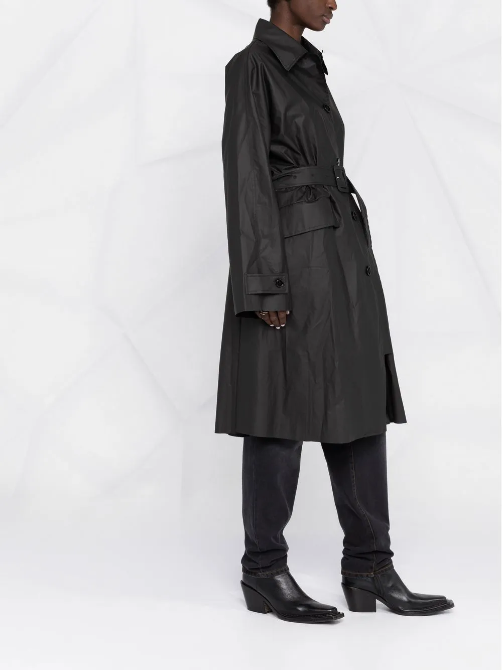 belted trench coat