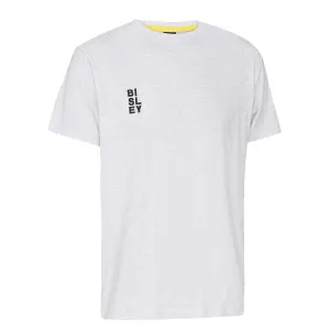 Bisley BKT091 Mens Vertical Logo Tee Short Sleeve Grey Marle
