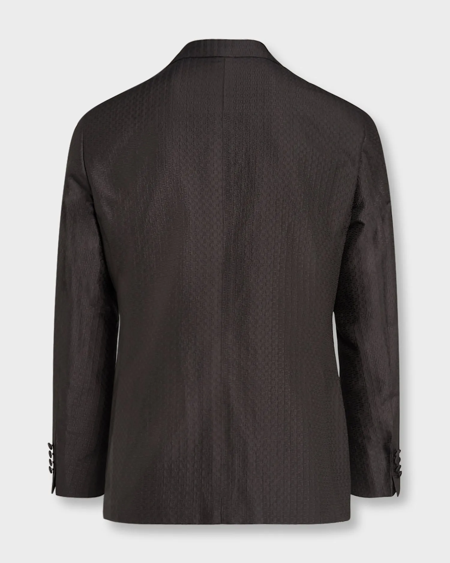 Black Silk Jacquard Dinner Jacket