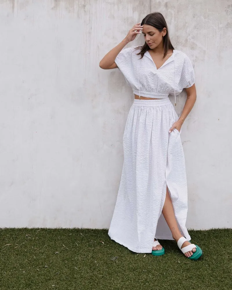 Capri Skirt - White