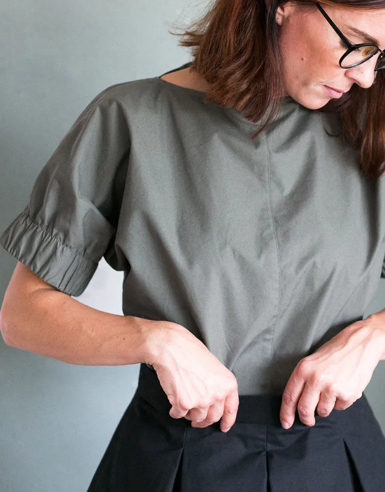 Chambray Cuff Top Complete Dressmaking Kit, The Assembly Line