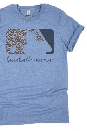 Cheetah Baseball Mama Softstyle Adult T-Shirt