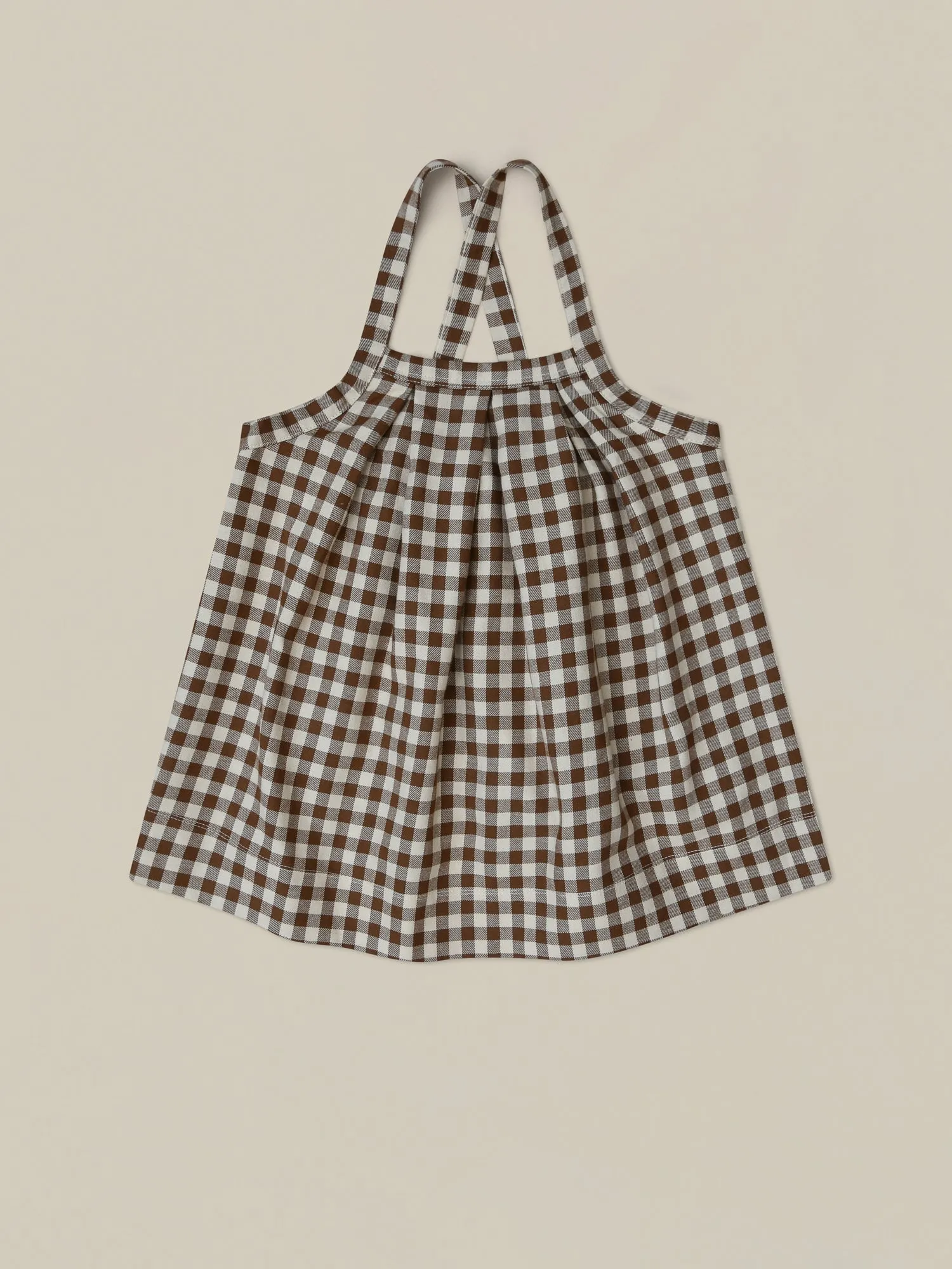 Chestnut Gingham Tribe Skirt