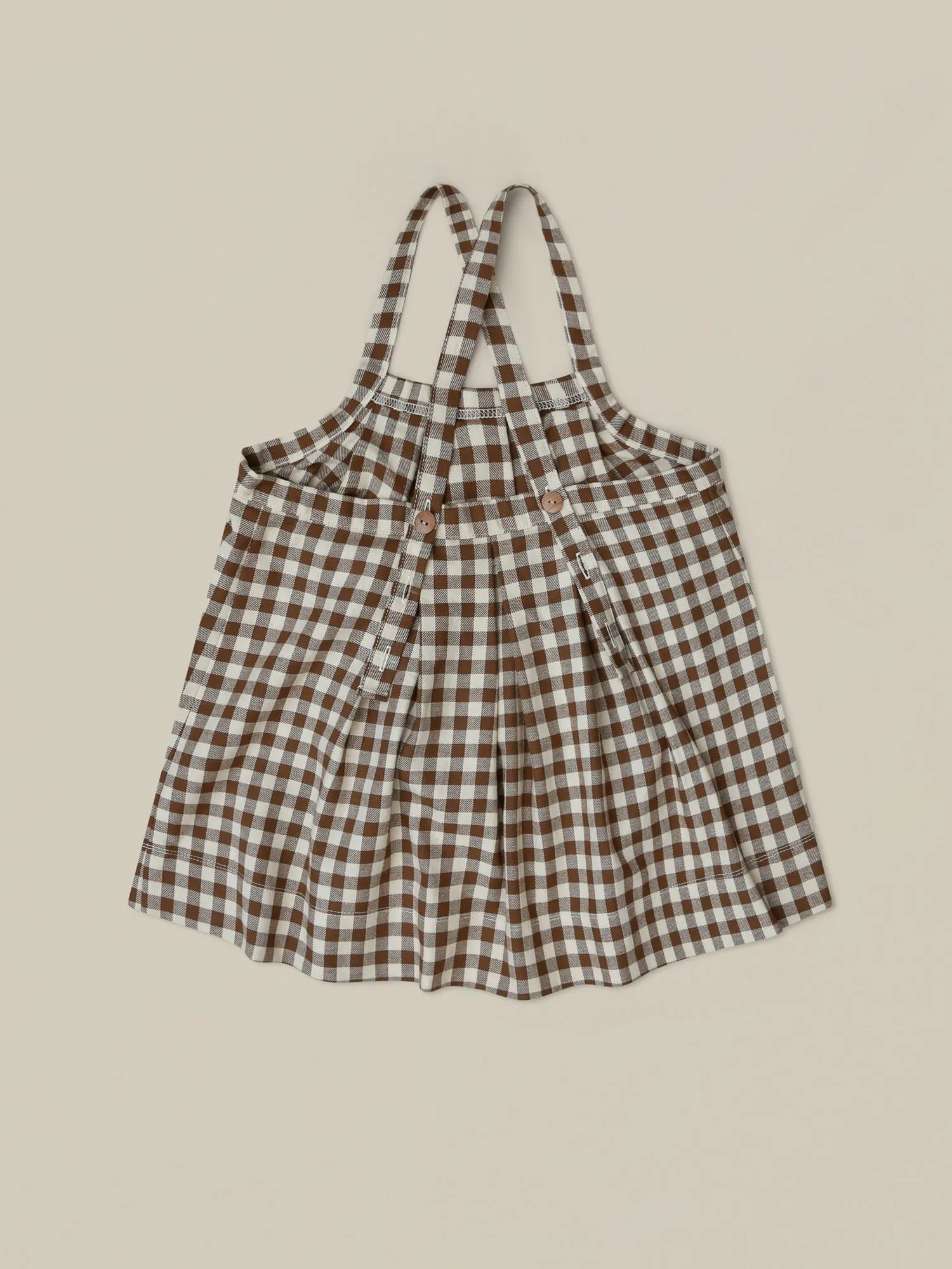 Chestnut Gingham Tribe Skirt