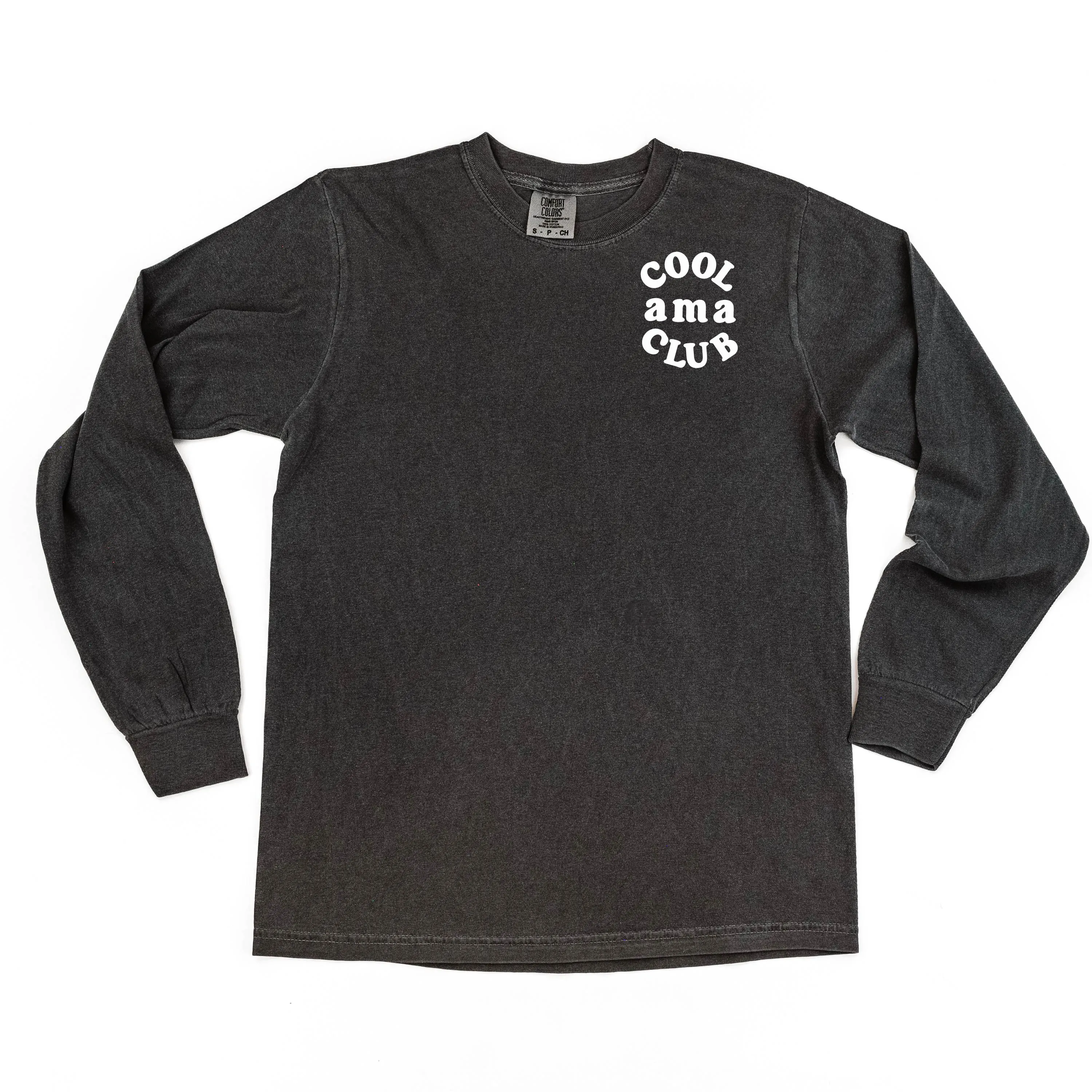 COOL Ama CLUB - Pocket Design - LONG SLEEVE COMFORT COLORS TEE