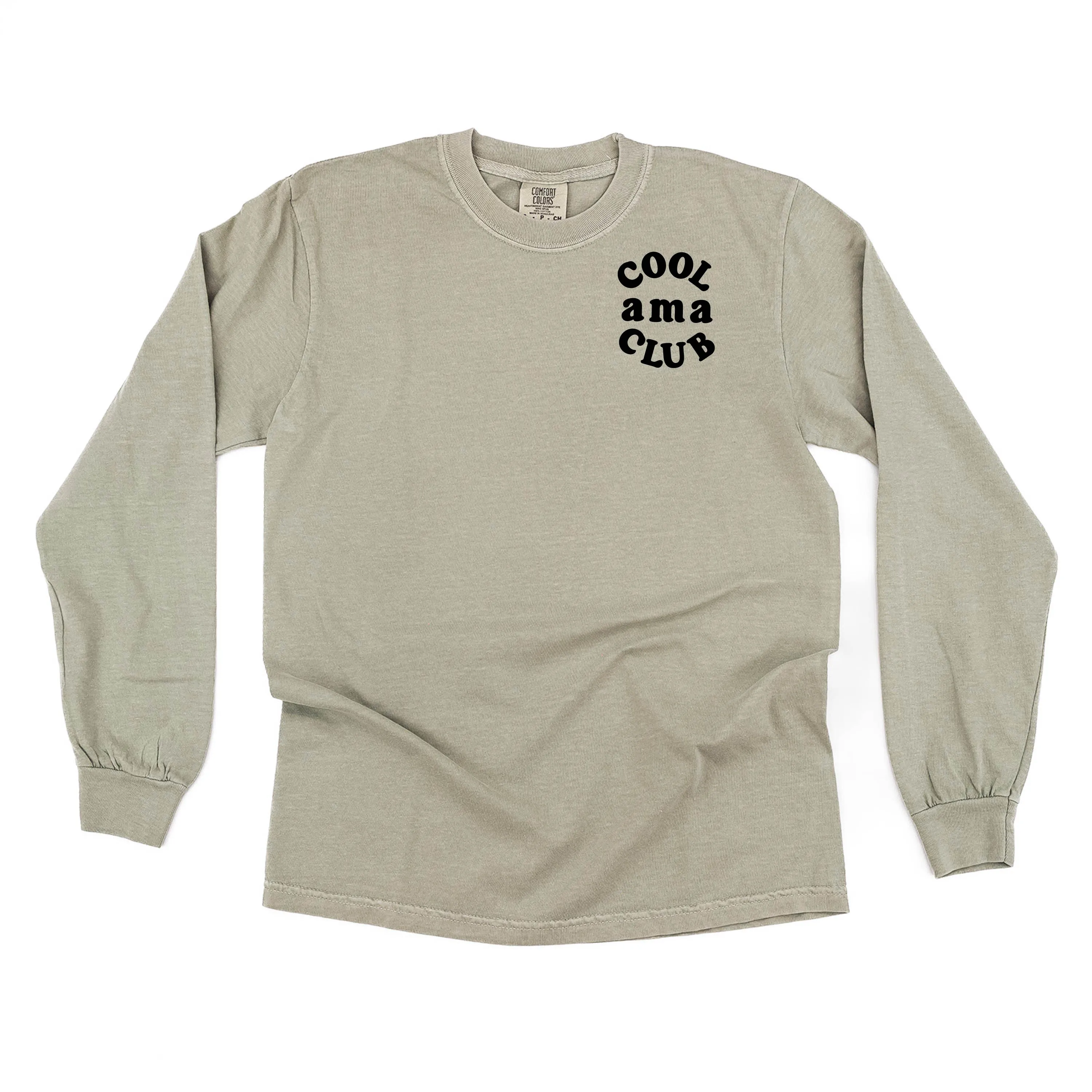 COOL Ama CLUB - Pocket Design - LONG SLEEVE COMFORT COLORS TEE