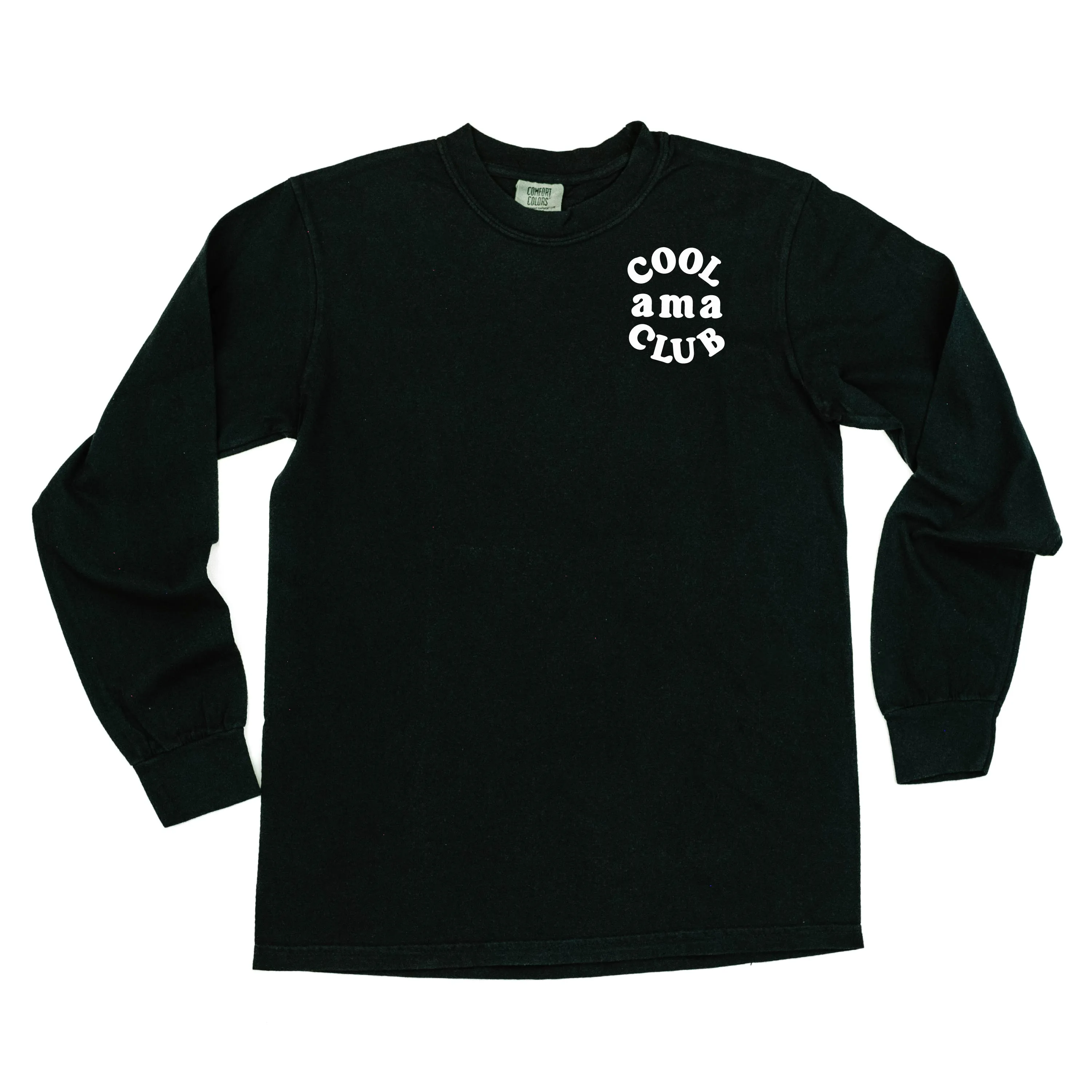 COOL Ama CLUB - Pocket Design - LONG SLEEVE COMFORT COLORS TEE