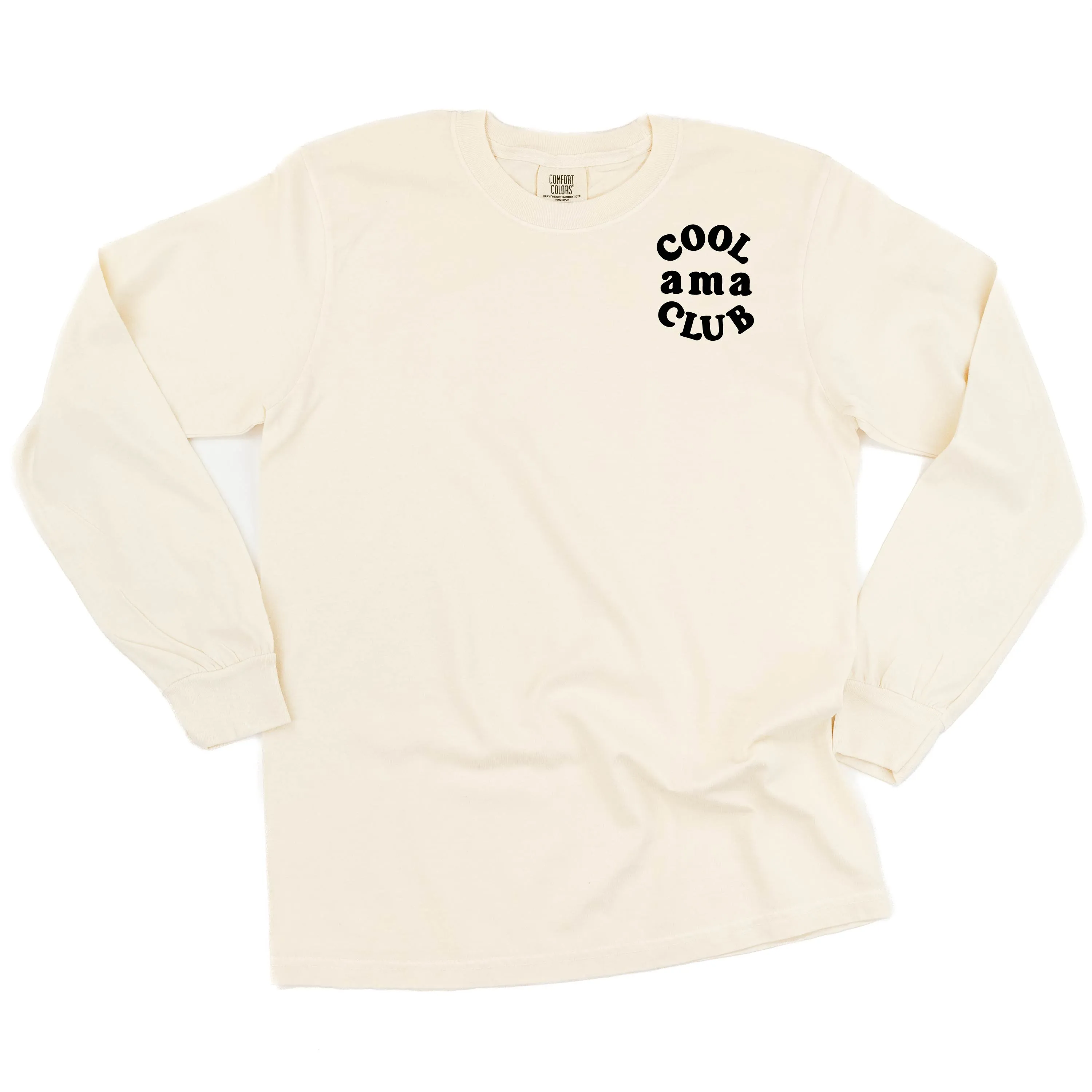 COOL Ama CLUB - Pocket Design - LONG SLEEVE COMFORT COLORS TEE