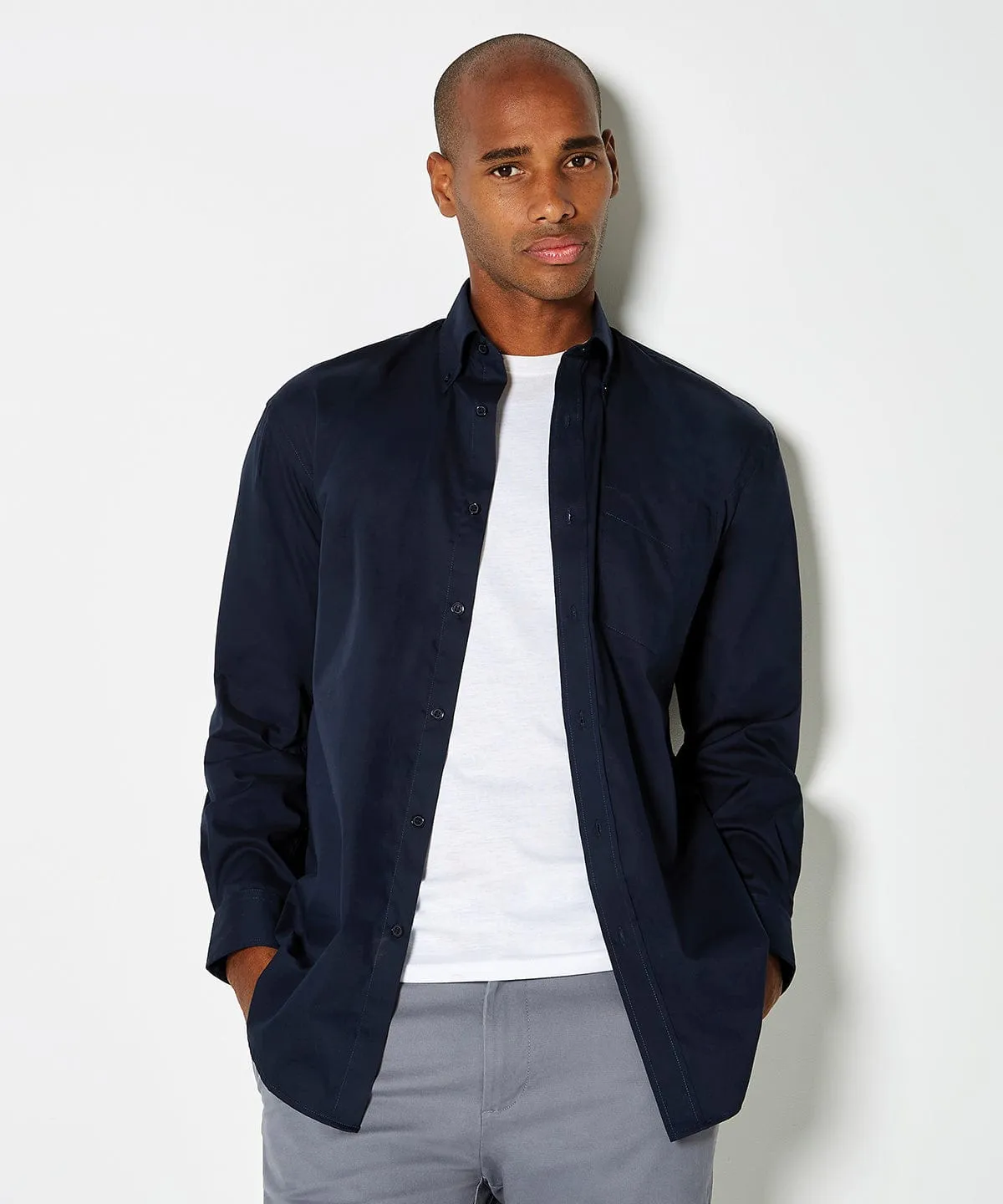 Corporate Oxford shirt long-sleeved (classic fit) | Bottle Green