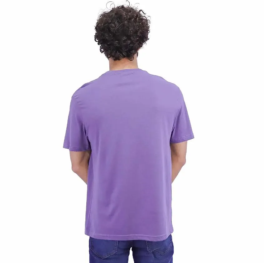 Cotton Jersey Crewneck Short Sleeve Slim Print Tees