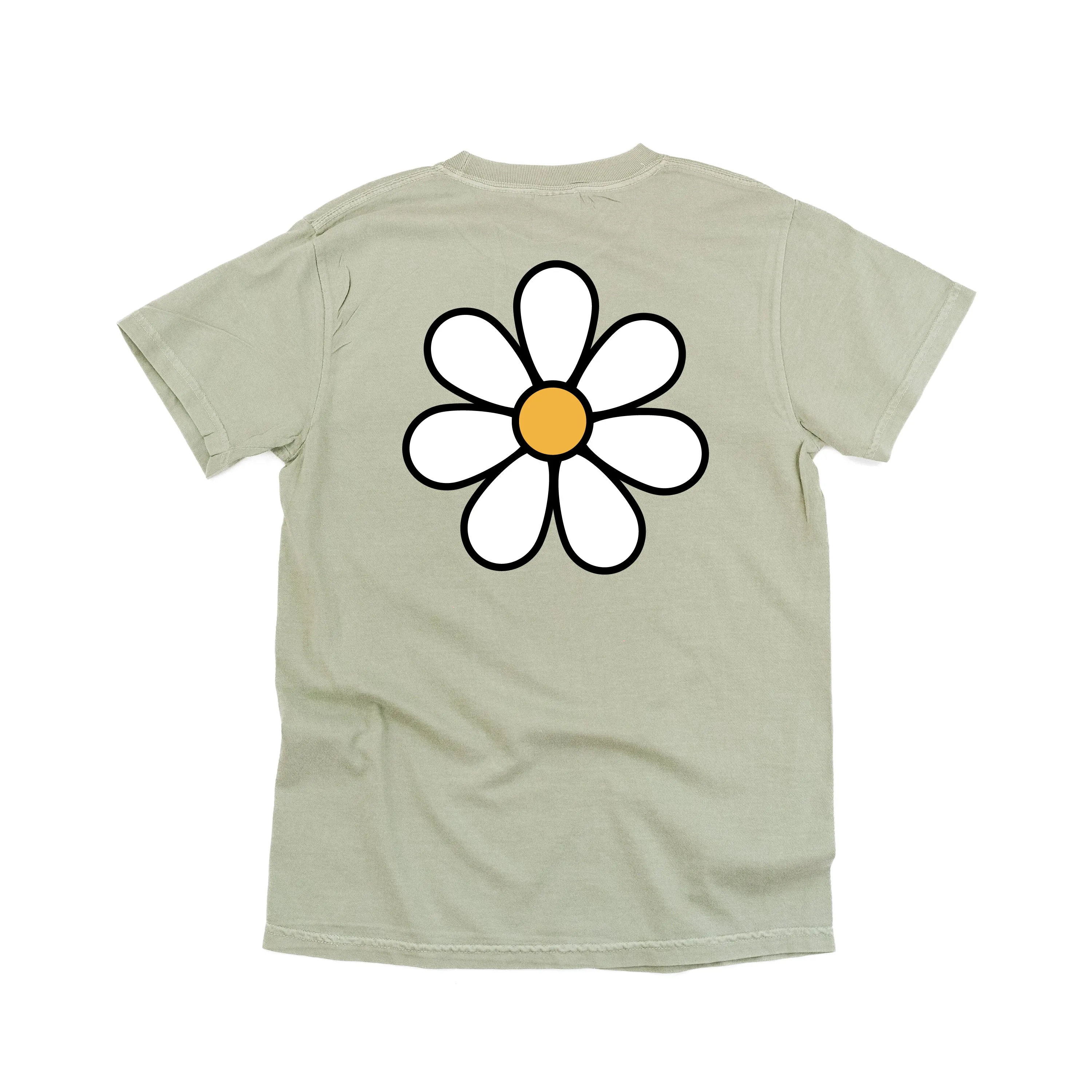 DAISY - MAMA - w/ Full Daisy on Back - SHORT SLEEVE COMFORT COLORS TEE