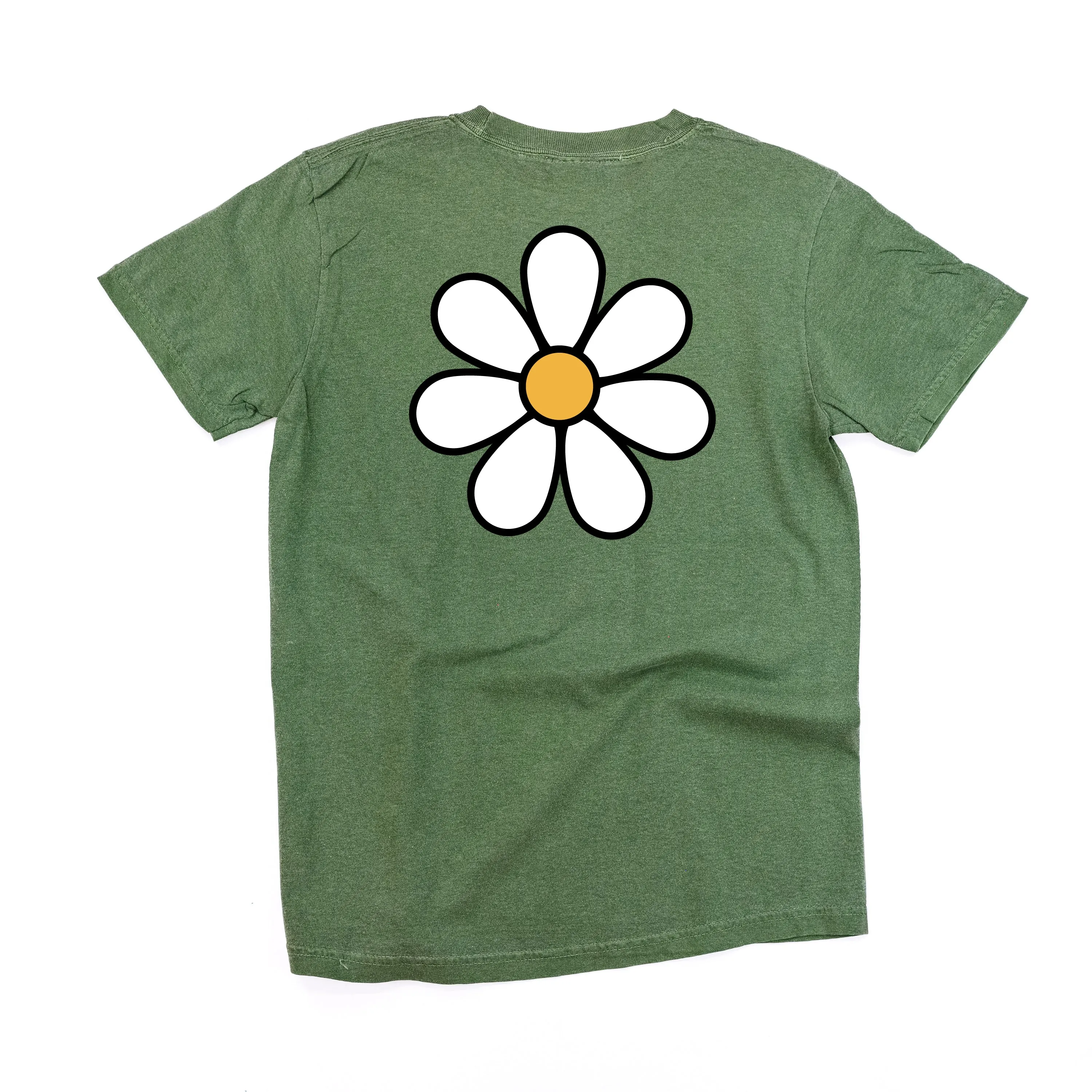 DAISY - MAMA - w/ Full Daisy on Back - SHORT SLEEVE COMFORT COLORS TEE