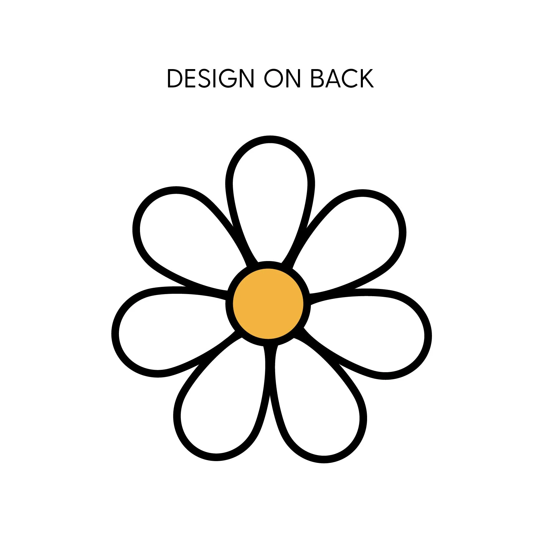 DAISY - MAMA - w/ Full Daisy on Back - SHORT SLEEVE COMFORT COLORS TEE