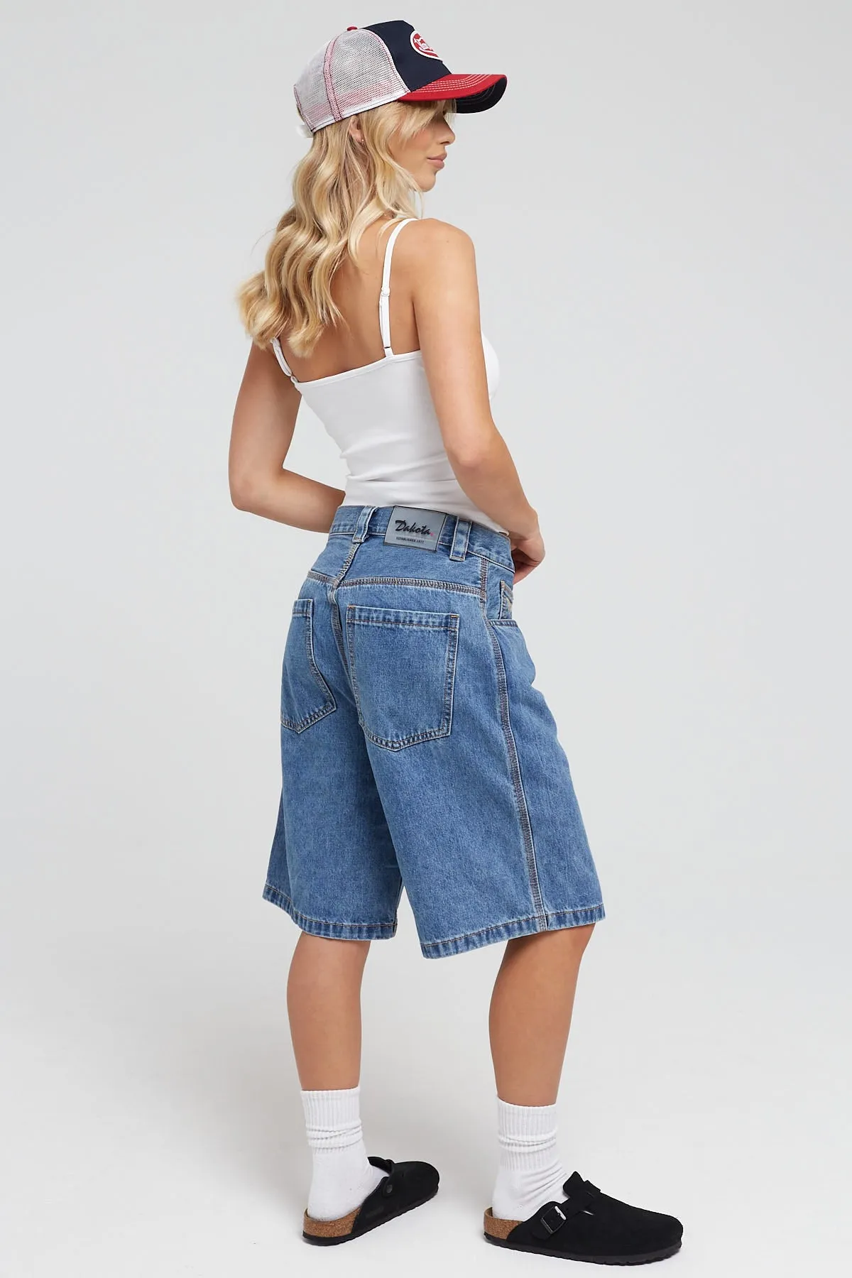 Dakota 501 Relaxed 90s Denim Short Blue Stonewash Denim