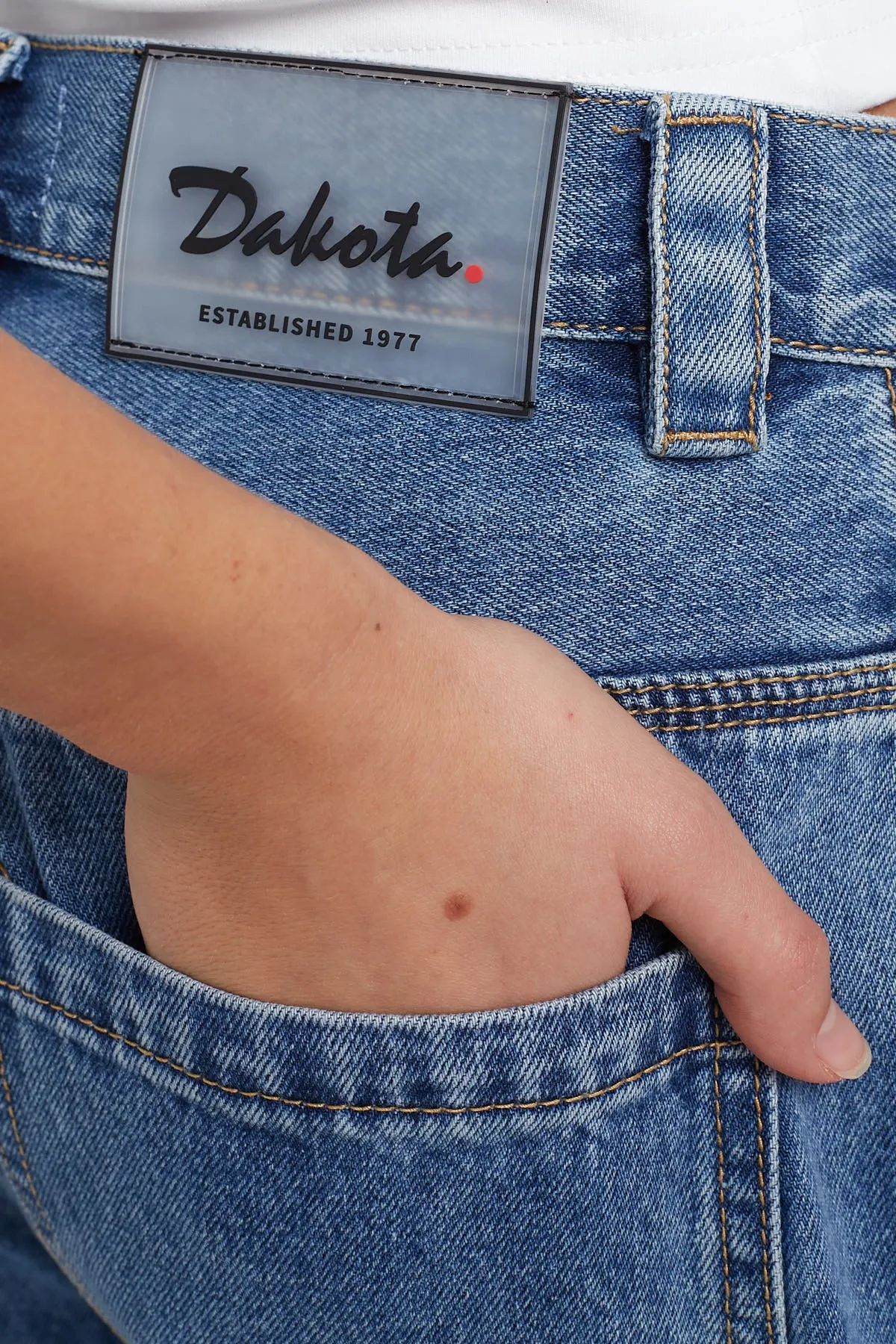 Dakota 501 Relaxed 90s Denim Short Blue Stonewash Denim