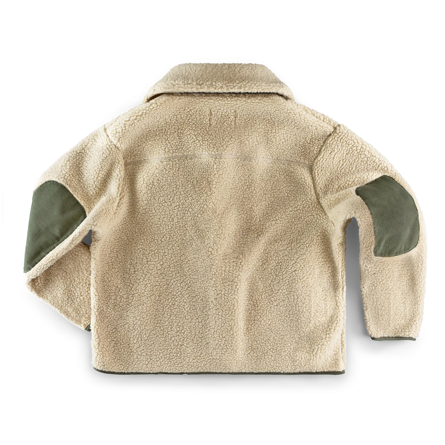 Damsons Borg Fleece Jacket Natural