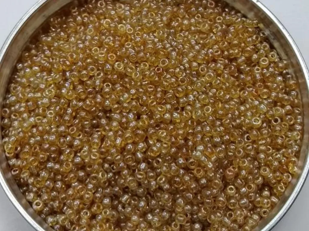 Dull Yellow Round Rocaille Glass Seed Beads- 2 mm (Wholesale)