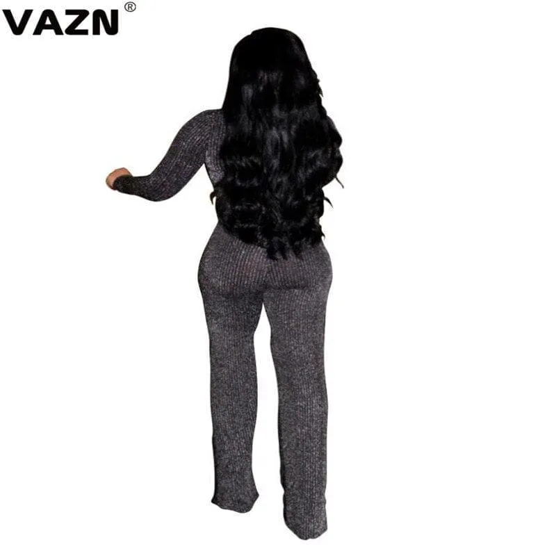 Elegant Sexy Office Style Full Sleeve  Jumpsuits