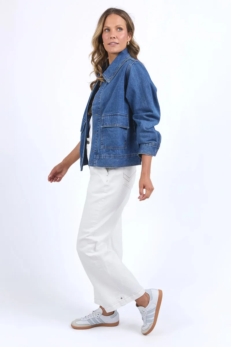 Elm - Hunter Denim Jacket - Mid Blue