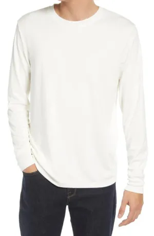Essential Long Sleeve Tee Ivory - Theory Men