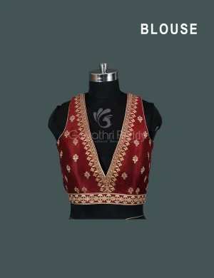 FANCY WORK  BLOUSE-FRB15