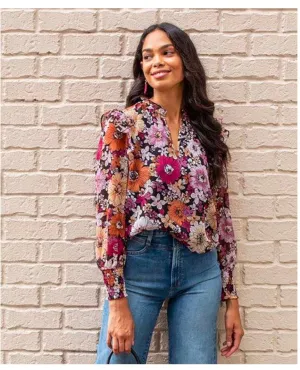 Floral Me Not Top Berry Combo