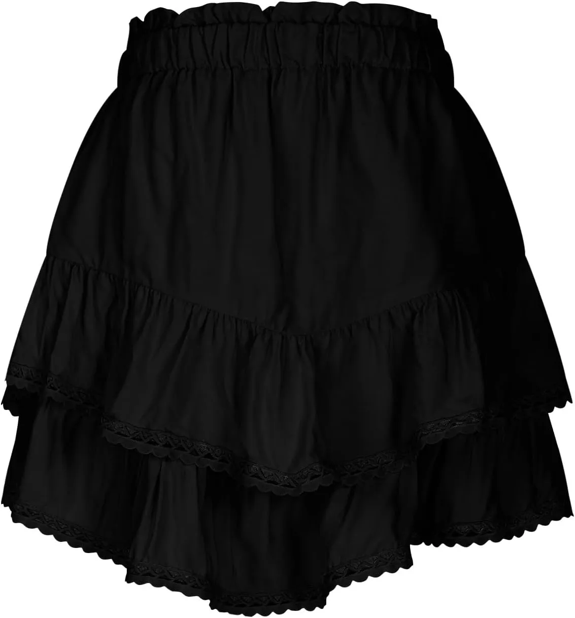 Flowy Shorts for Women Casual Boho Floral Skort Ruffle Mini Skirts Running Tennis Butterfly Shorts 2025 Trendy Outfit