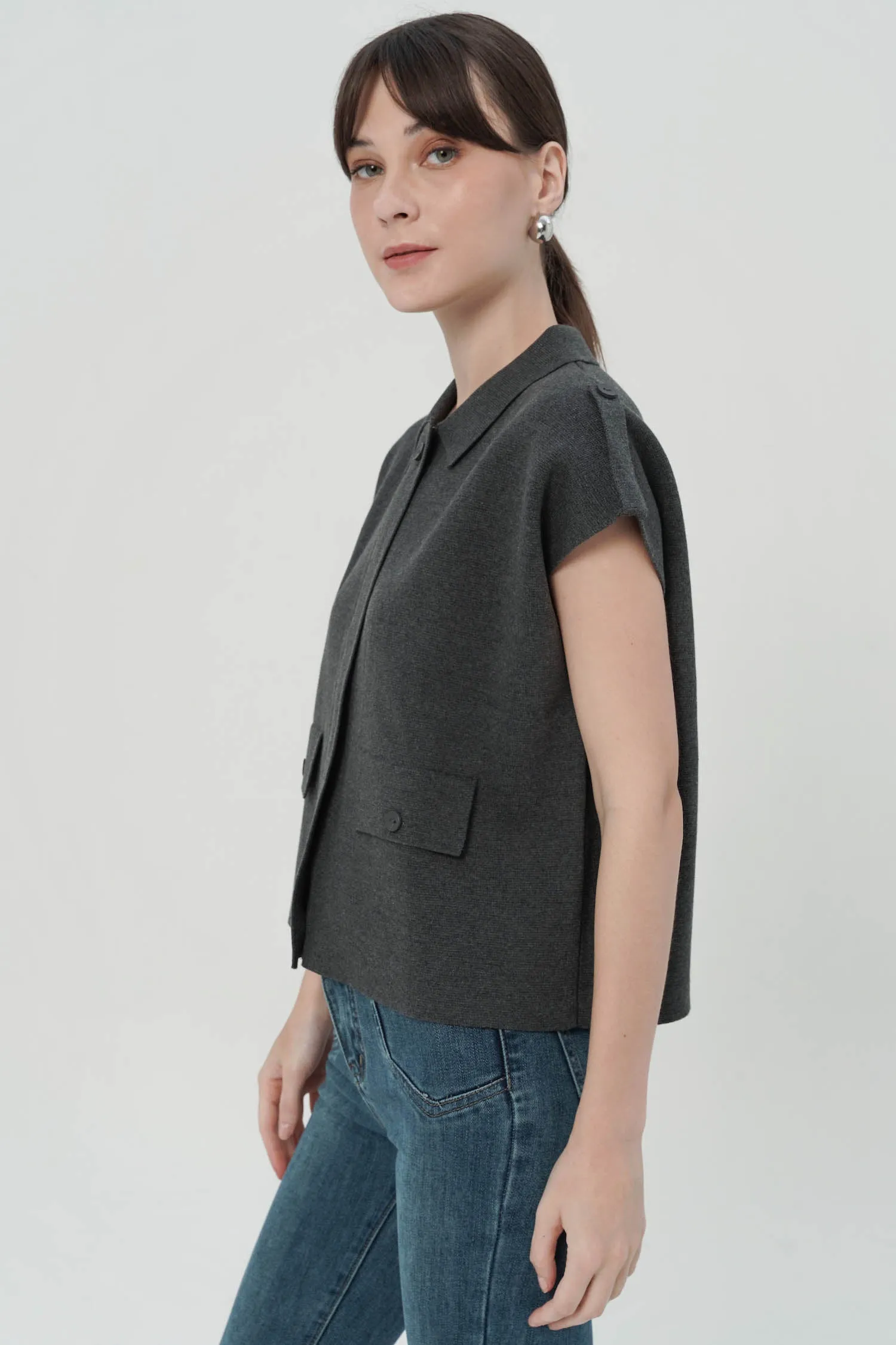 Fore Top In Dark Grey