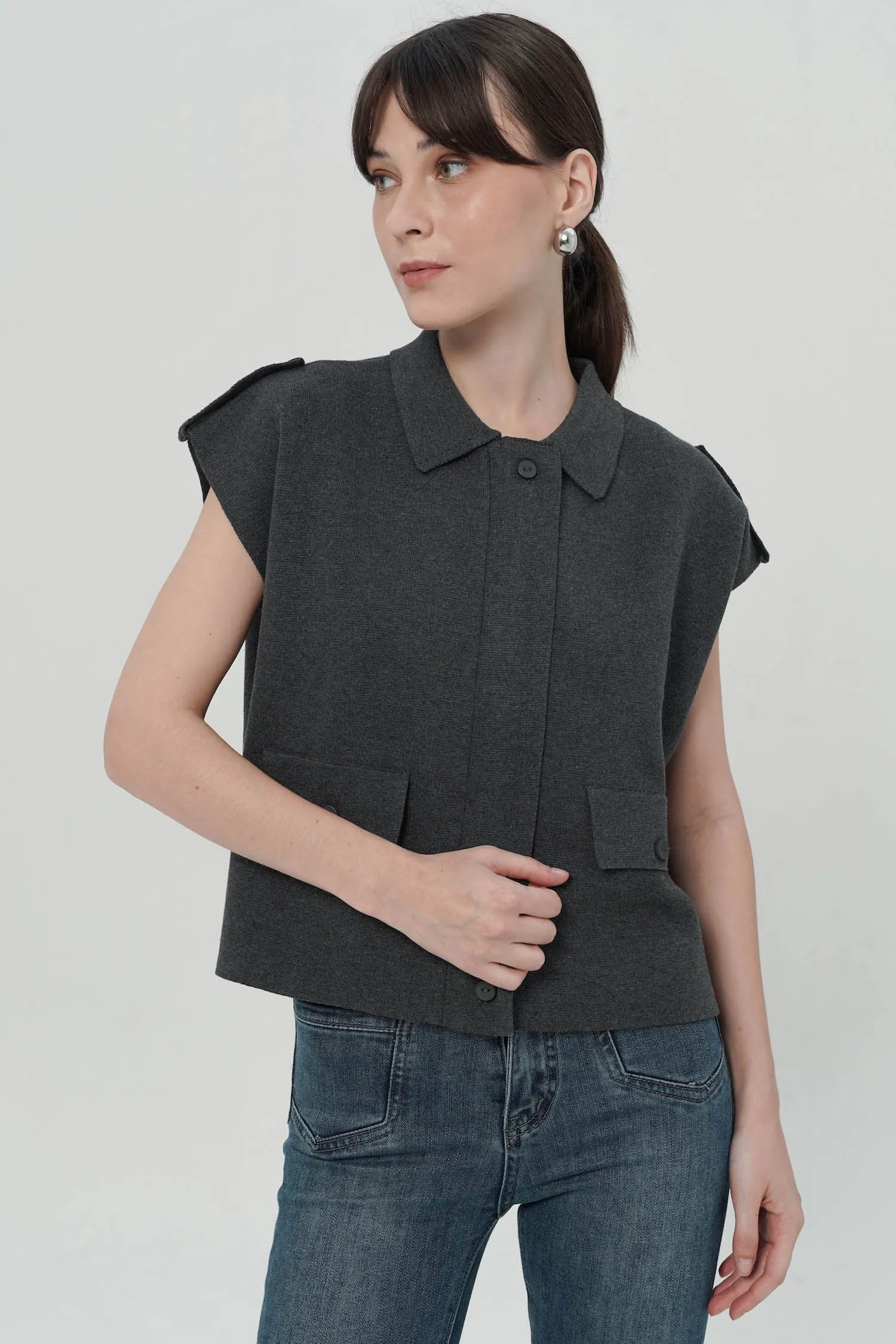Fore Top In Dark Grey