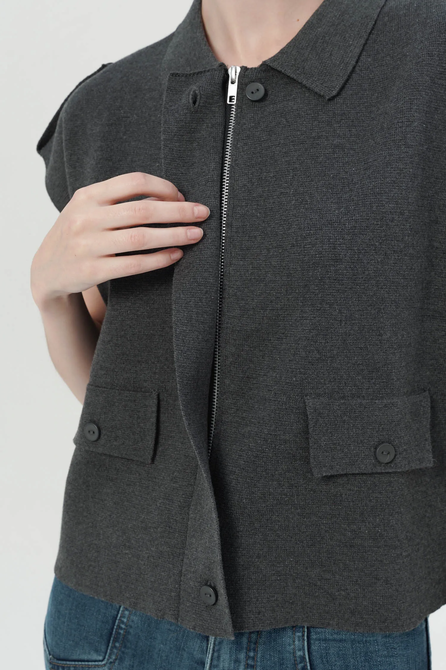 Fore Top In Dark Grey