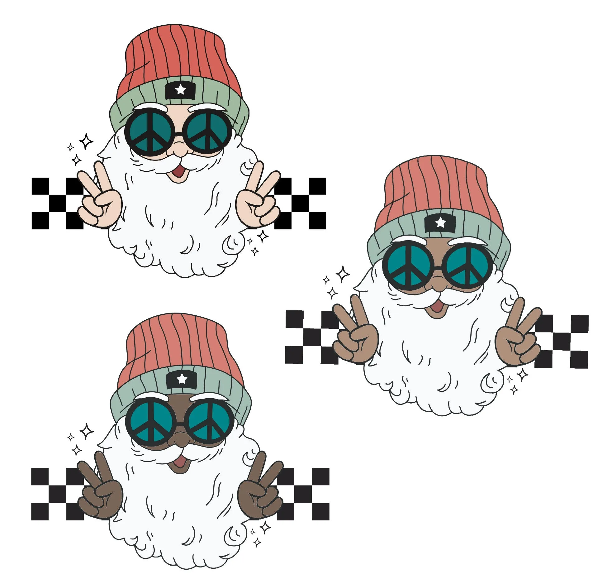 Groovy Santa - Comfort Colors Tee